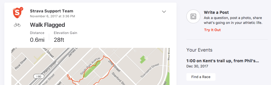 strava activity tracker