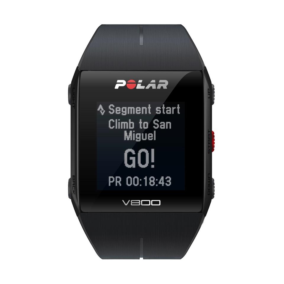 Strava live best sale segments polar m460