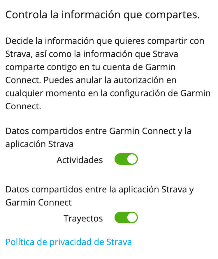 Garmin vivoactive strava hot sale