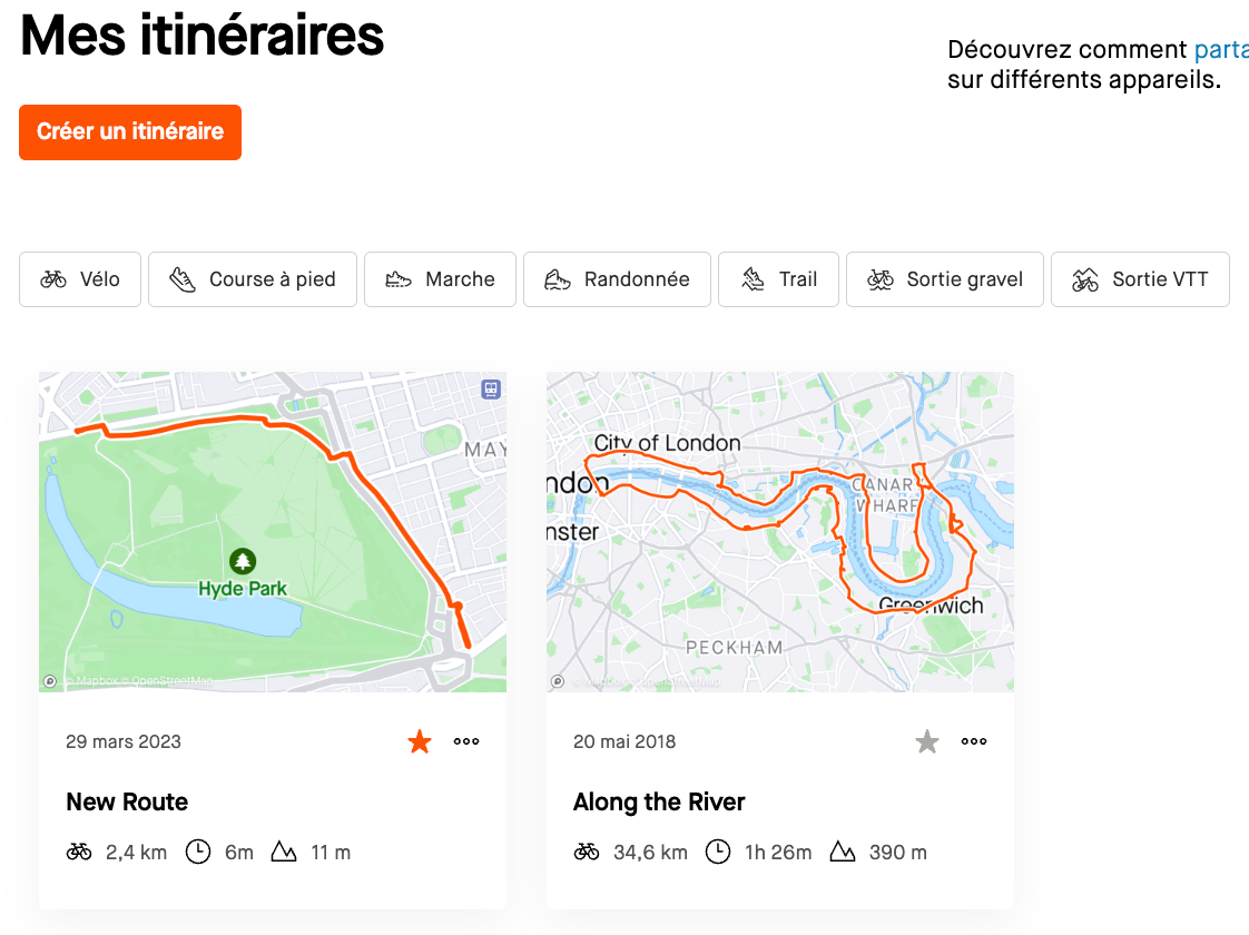 Synchronisation des itin raires Strava avec votre compteur Garmin