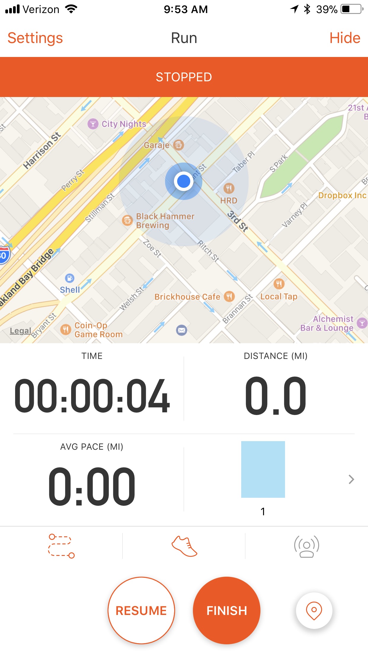 Strava store running tracker