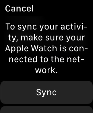 Apple watch activity hot sale app not syncing