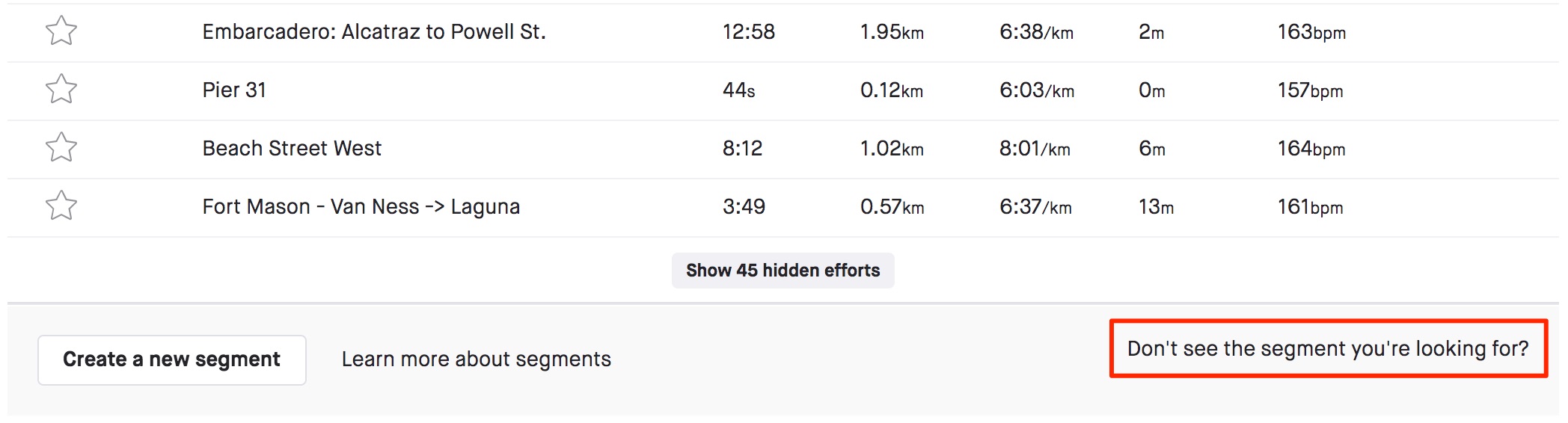 Segment Leaderboard Filters – Strava Support