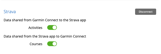 Garmin and Strava Support