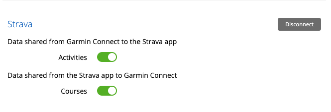 garmin connect export error