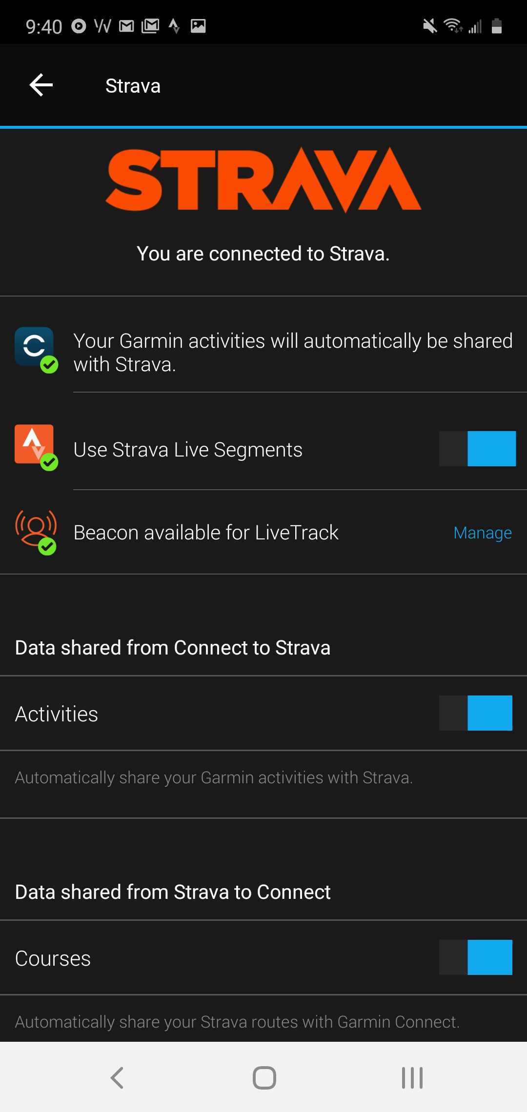 Garmin Connect™ Mobile App