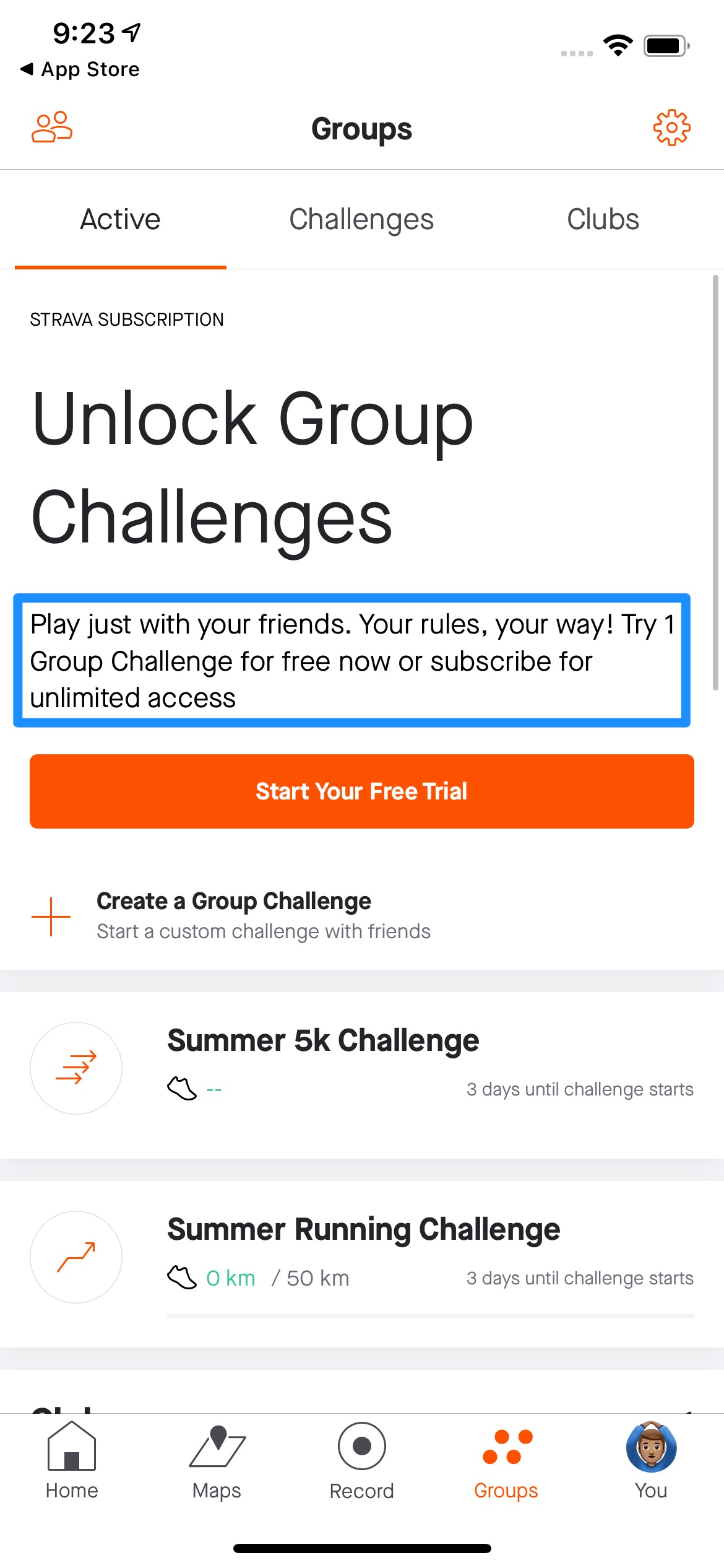 Fitness Challenge App With Friends