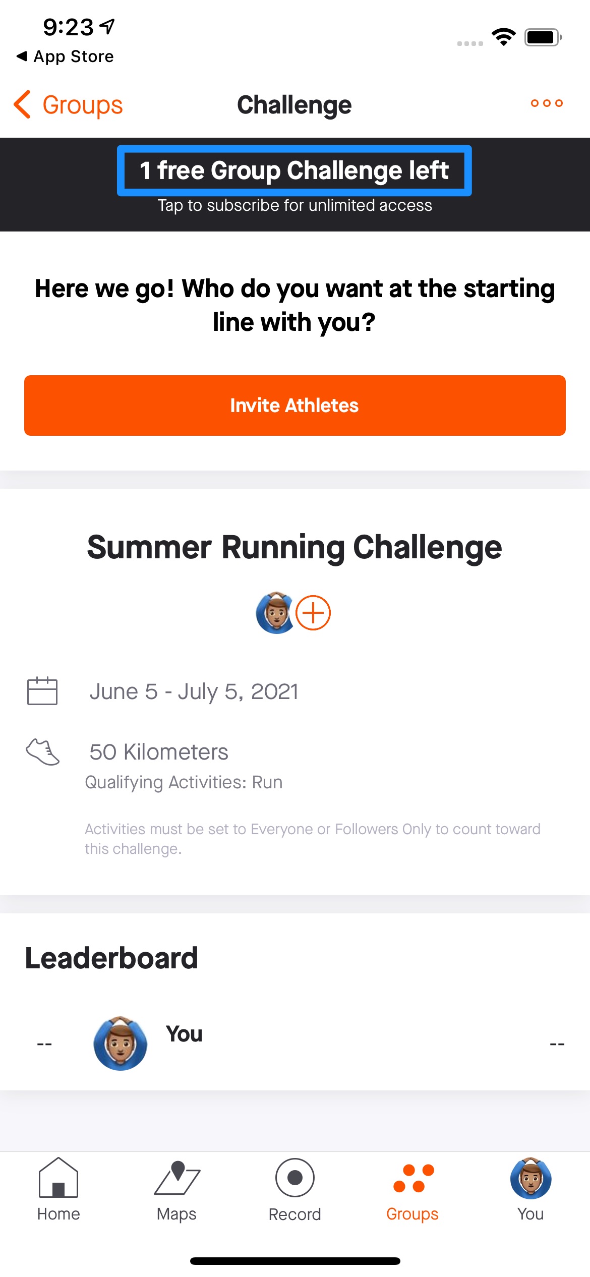 Strava running clearance clubs